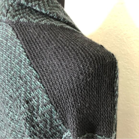 Cabi Fireside green and black cardigan sweater size Small #3015 - Picture 12 of 16